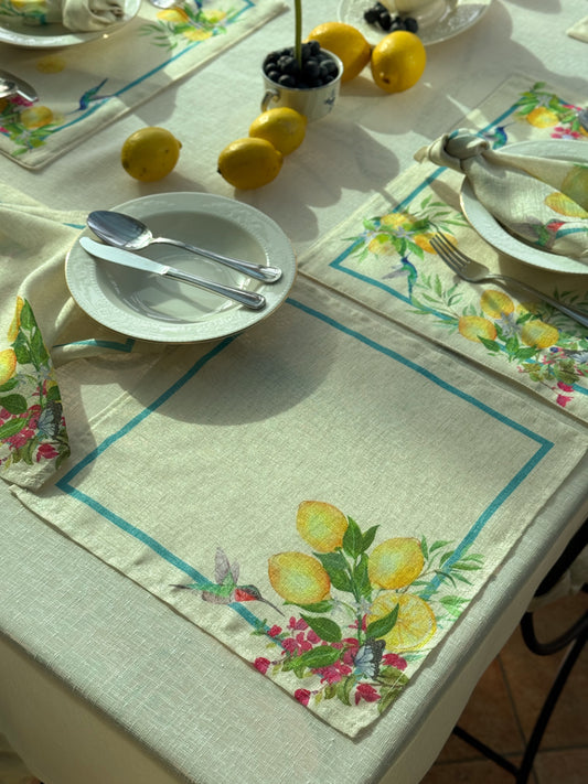 Lemon Riviera Napkin