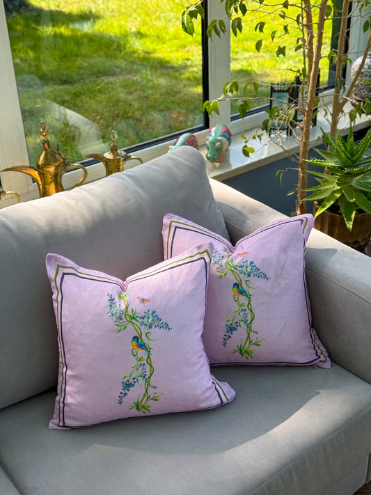 Wisteria Haven cushion cover