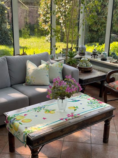 Lemon Riviera cushion cover