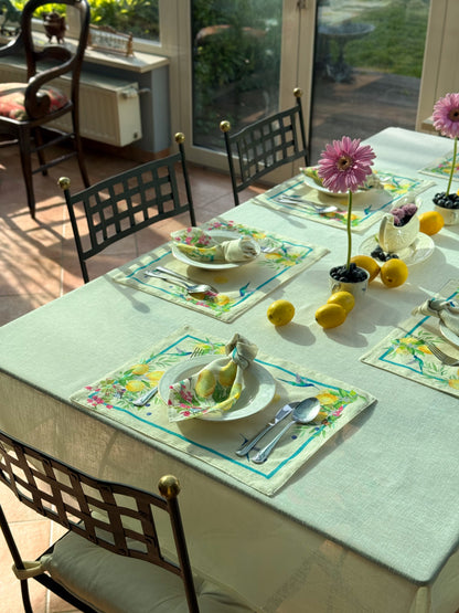 Lemon Riviera Placemat Set