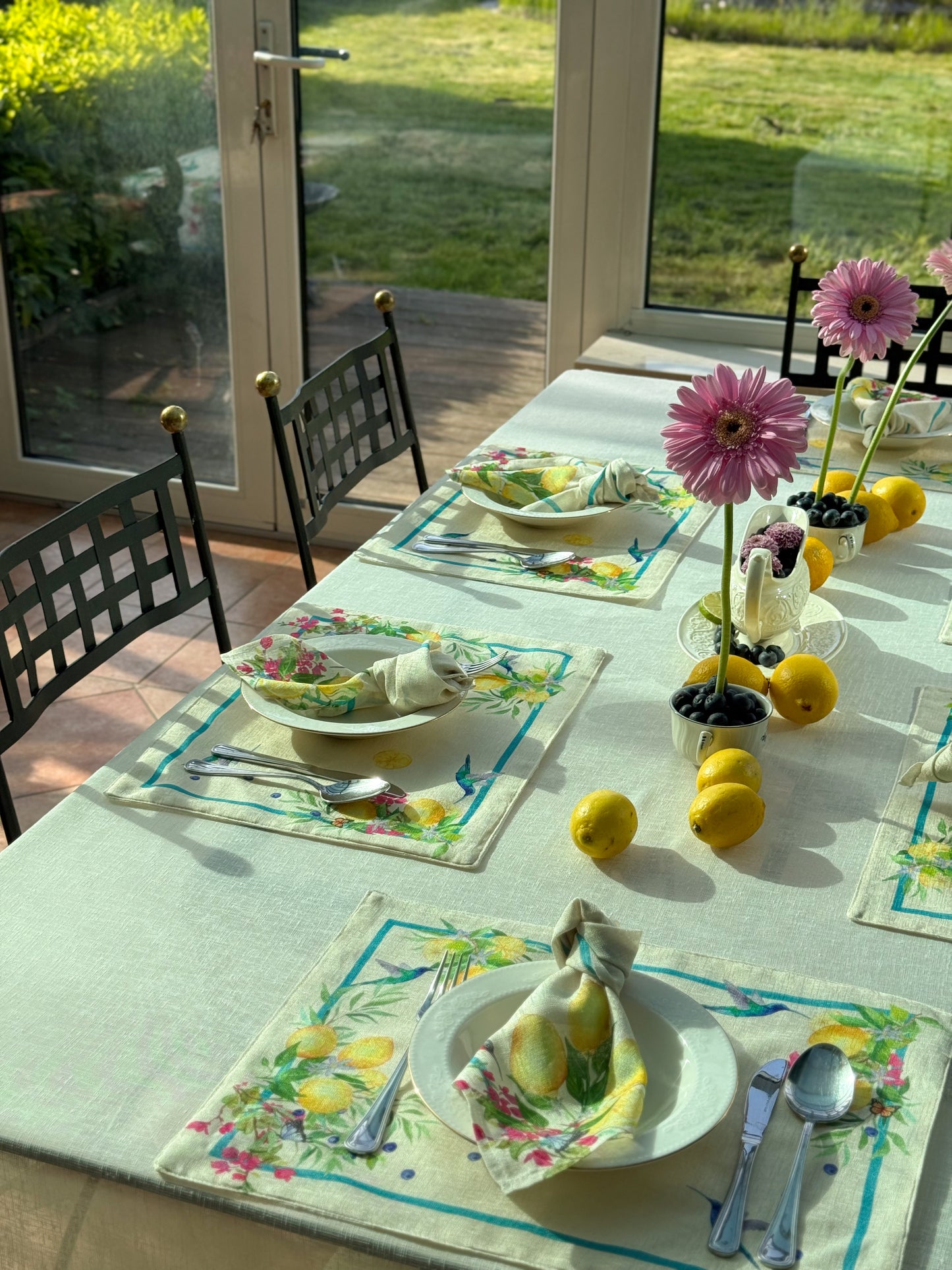 Lemon Riviera Placemat Set