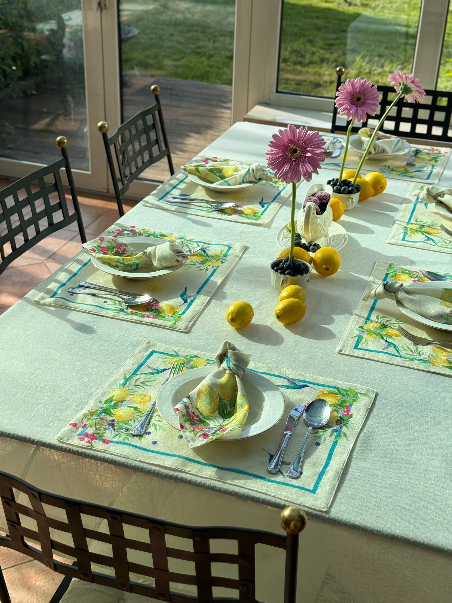 Lemon Riviera Placemat Set