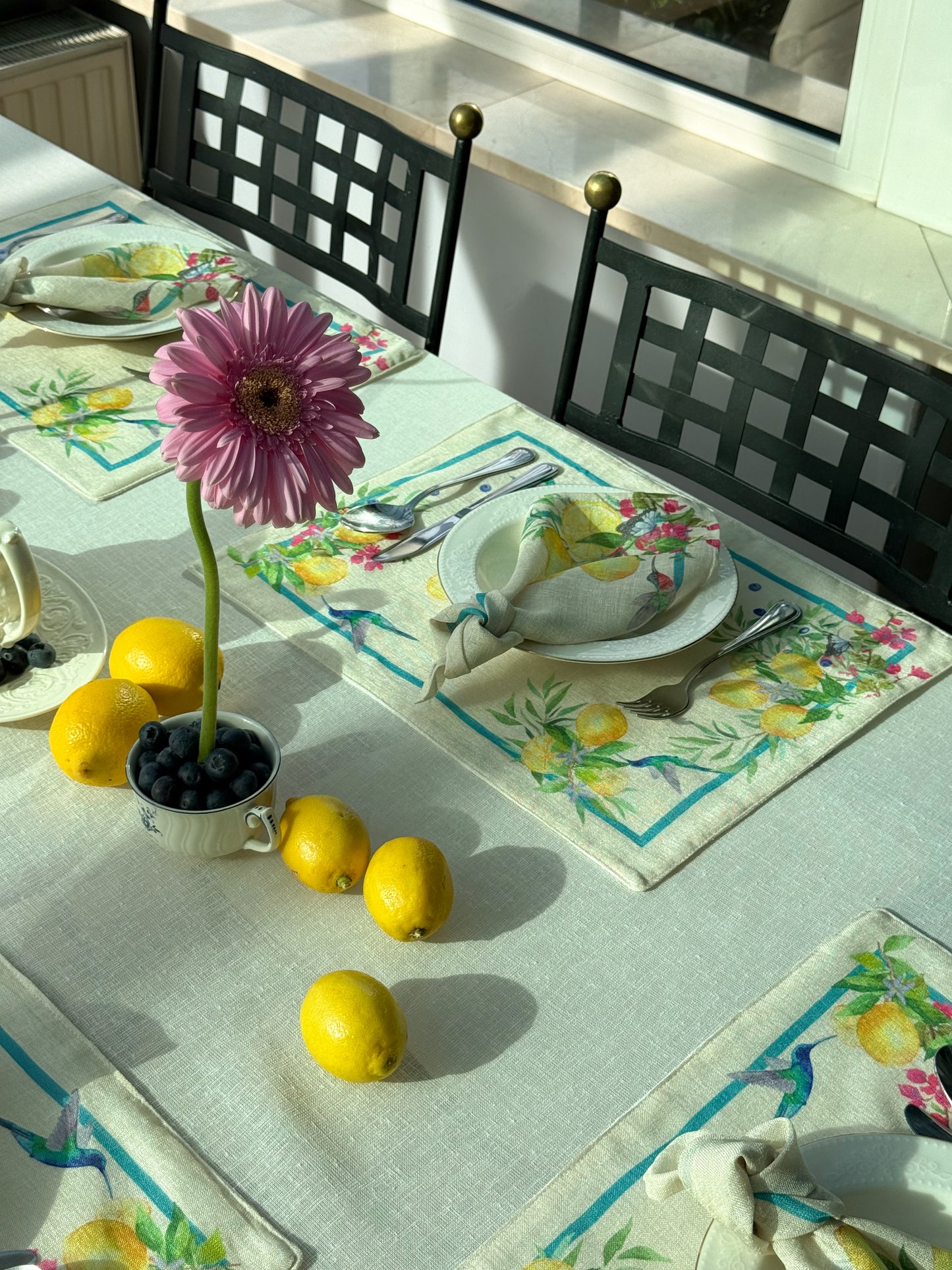 Lemon Riviera Placemat Set