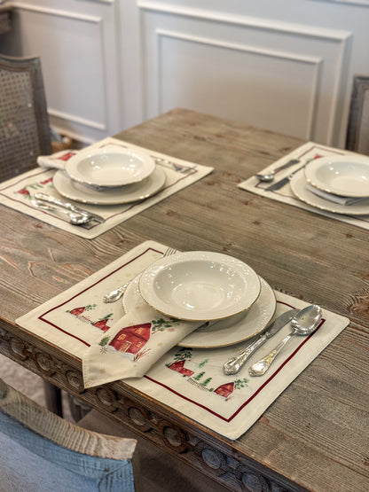Snow Reverie Placemat Set