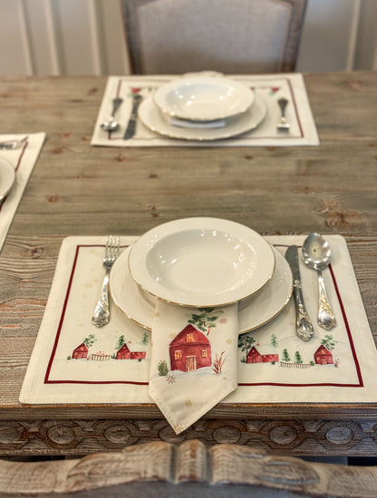 Snow Reverie Placemat Set